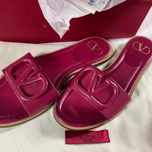 Raspberry Red Valentino Garavani Sandals